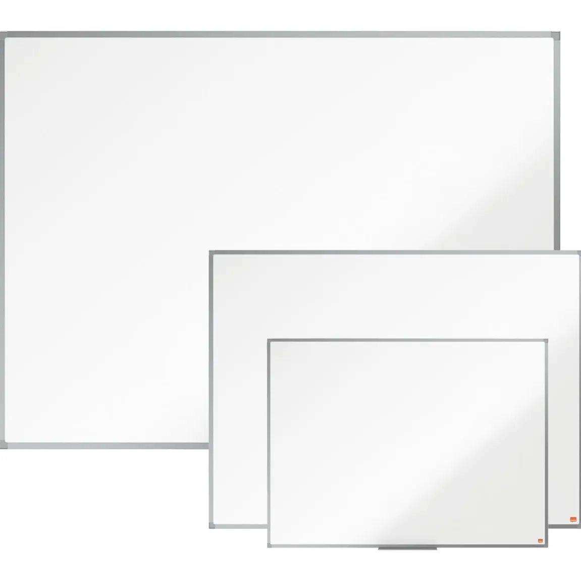Whiteboardtavla inkl pennhylla Glasemaljerad 600x450mm