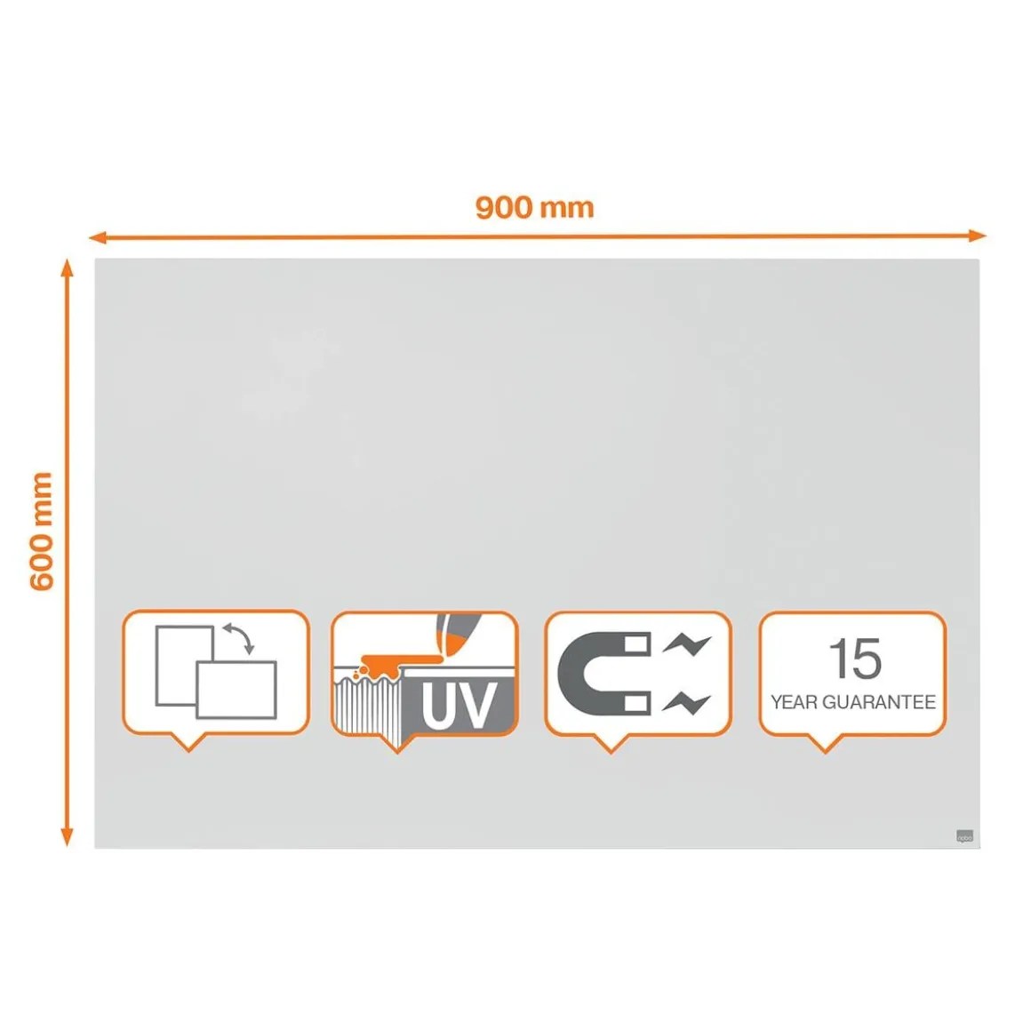 Whiteboardtavla Nobo Infinity 900x600mm