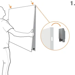 Whiteboardtavla Nobo Infinity 900x600mm