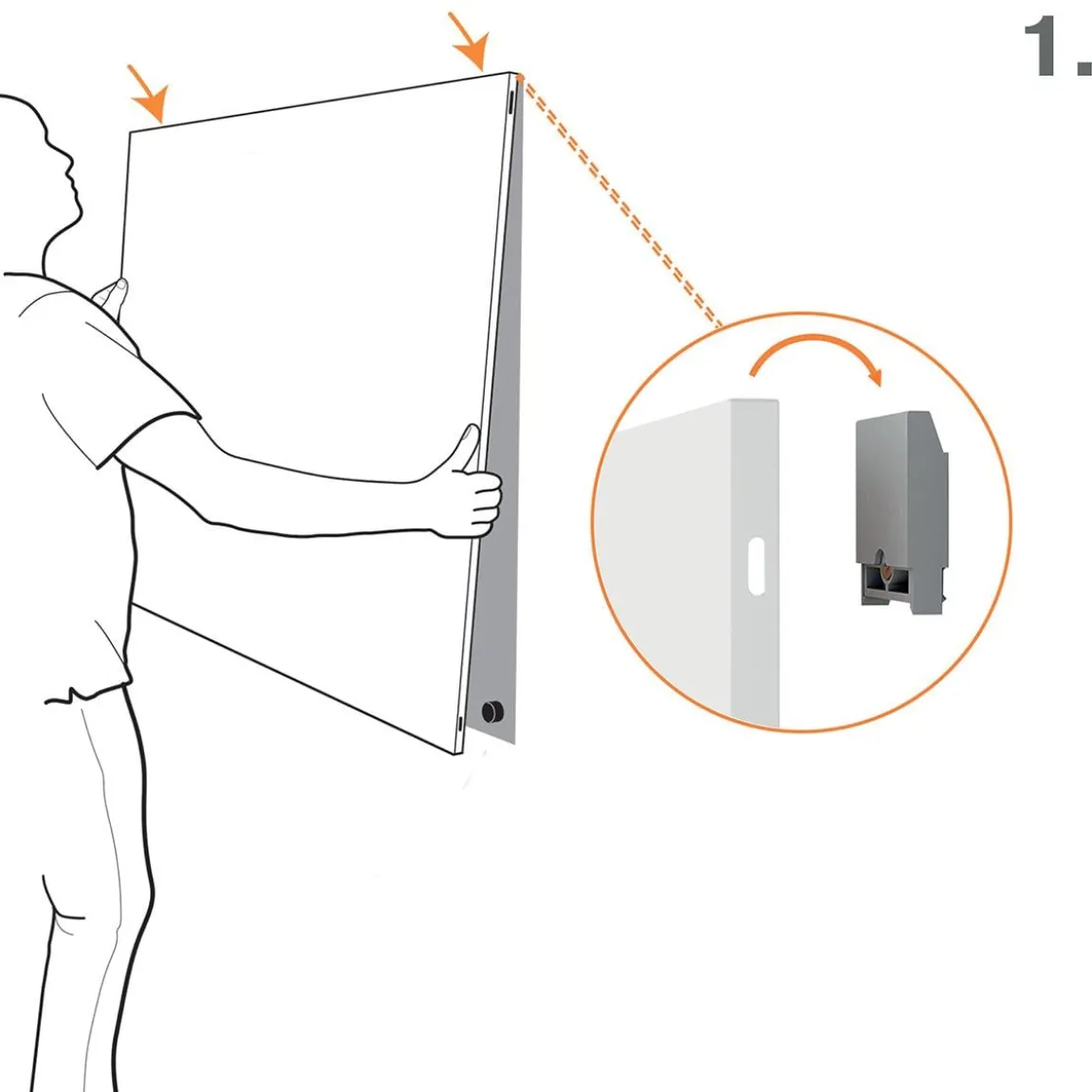 Whiteboardtavla Nobo Infinity 900x600mm