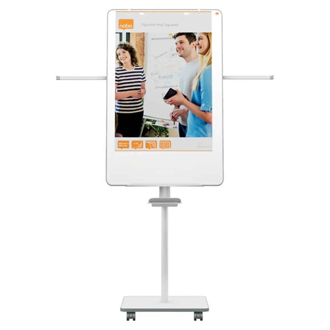 Whiteboardtavla Nobo Move & Meet Mobil 700x1000mm