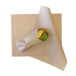 Wrappapper Greaseproof Brun 330x400mm