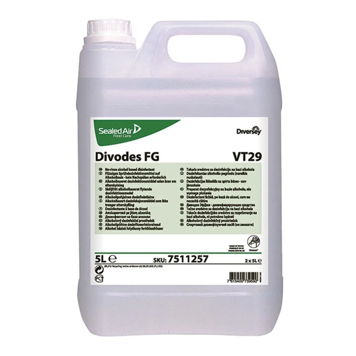Ytdesinfektion Diversey Divodes FG VT29 5L