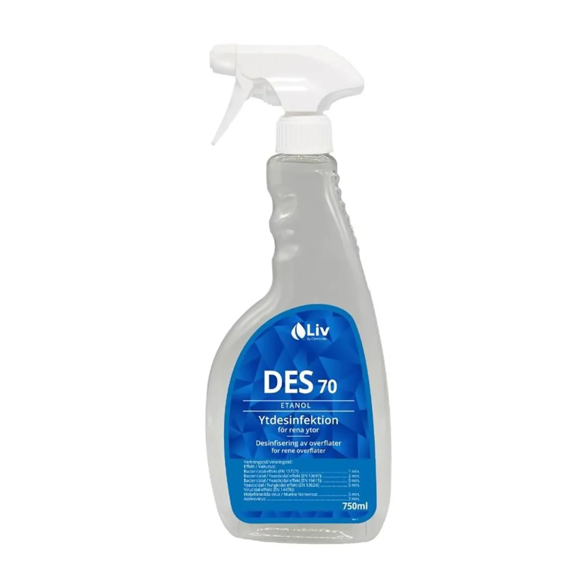 Ytdesinfektion Liv Des 70 Spray 750ml
